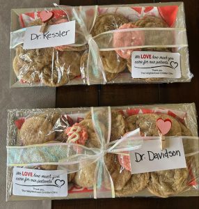 7th Vear Tradition Valentines Day Cookies