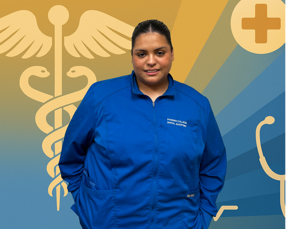 Dental-assisting student Jimena Perez gains hands-on experience and faith inspiration during her externship at The Neighborhood Christian Clinic in Phoenix.