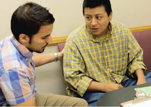 Man receiving behavioral health treatment